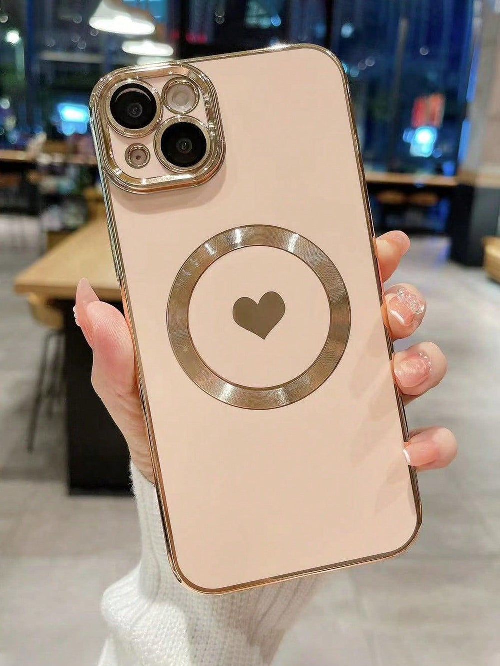 Premium Heart Magnetic Phone Case - Brand My Case