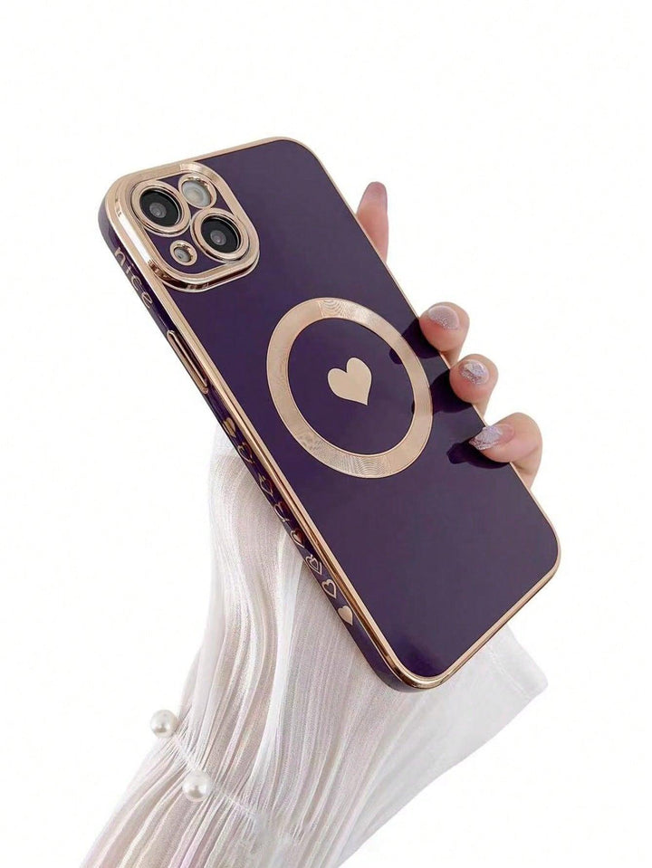 Premium Heart Magnetic Phone Case - Brand My Case