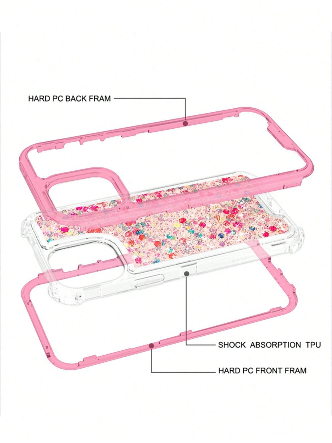 Premium Varied Color Shiny Sequin Phone Cases - Brand My Case