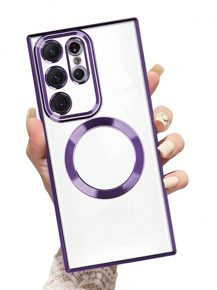 Purple Premium Magnetic Glitter Phone Cases - Brand My Case