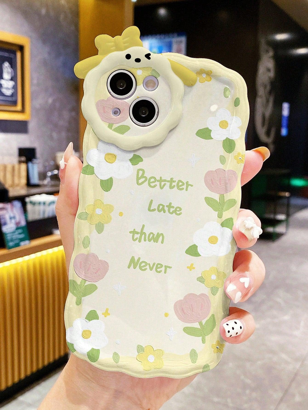 Quote Floral Pattern Phone Case - Brand My Case
