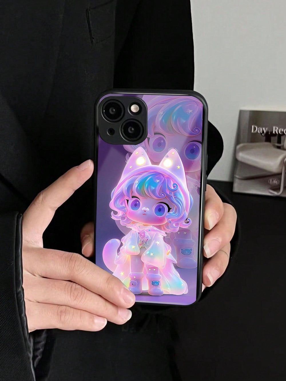 Rainbow Figure Graphic Glass Phone Cases - Brand My Case