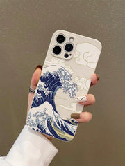 Sea Wave Pattern Anti fall Phone Case - Brand My Case