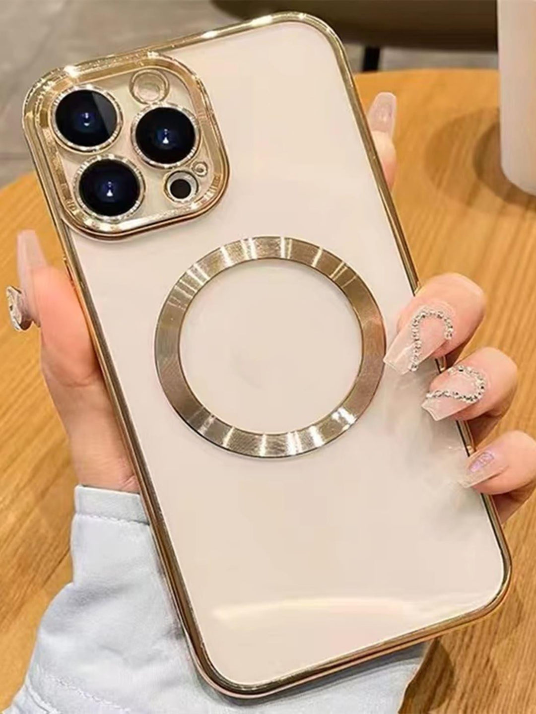 Sleek Electroplated Magnetic Phone Case - Brand My Case