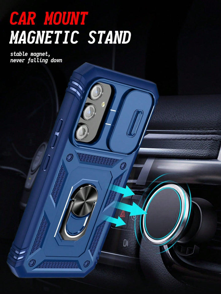 Slide Camera Cover Anti fall Phone Case With Magnetic Holder - Brand My Case