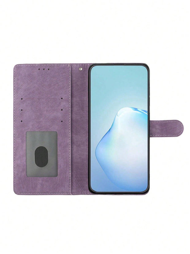 Solid PU Flip Phone Case - Brand My Case