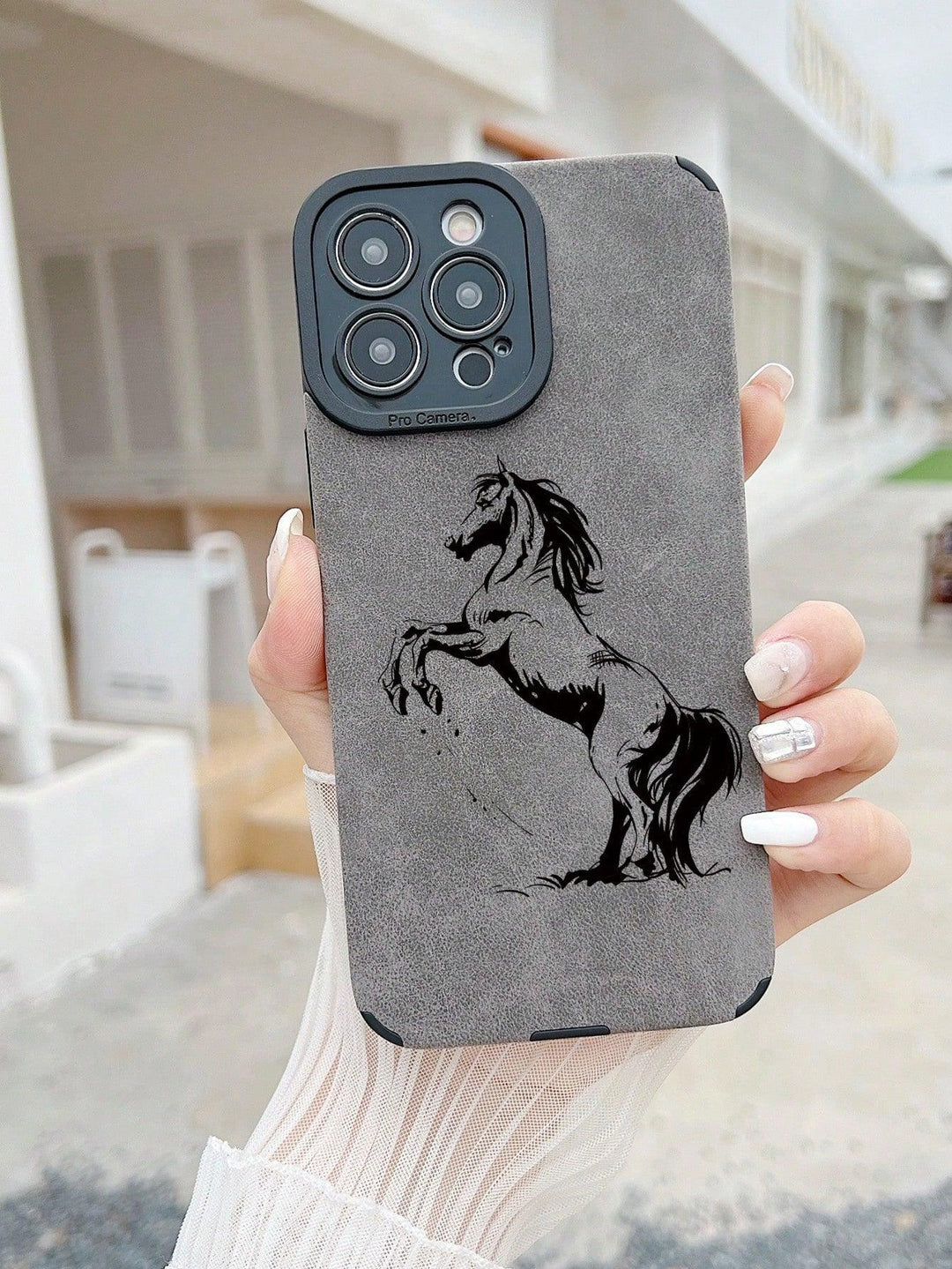 Standing Horse Pattern Phone Case - Brand My Case