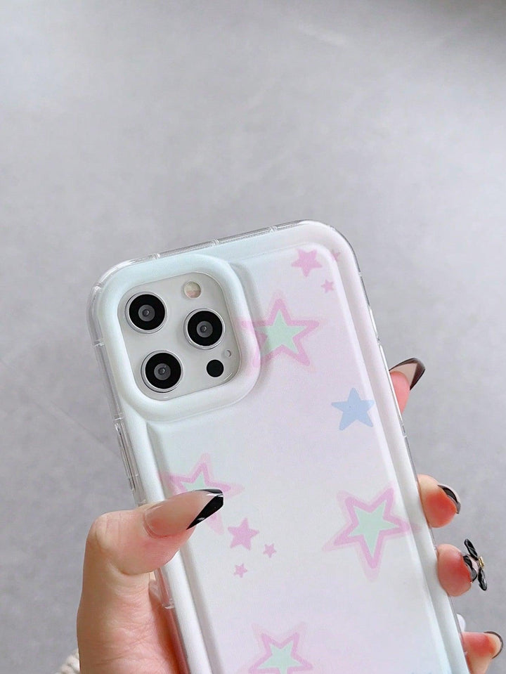 Star Pattern Anti fall Phone Case With Lanyard - Brand My Case