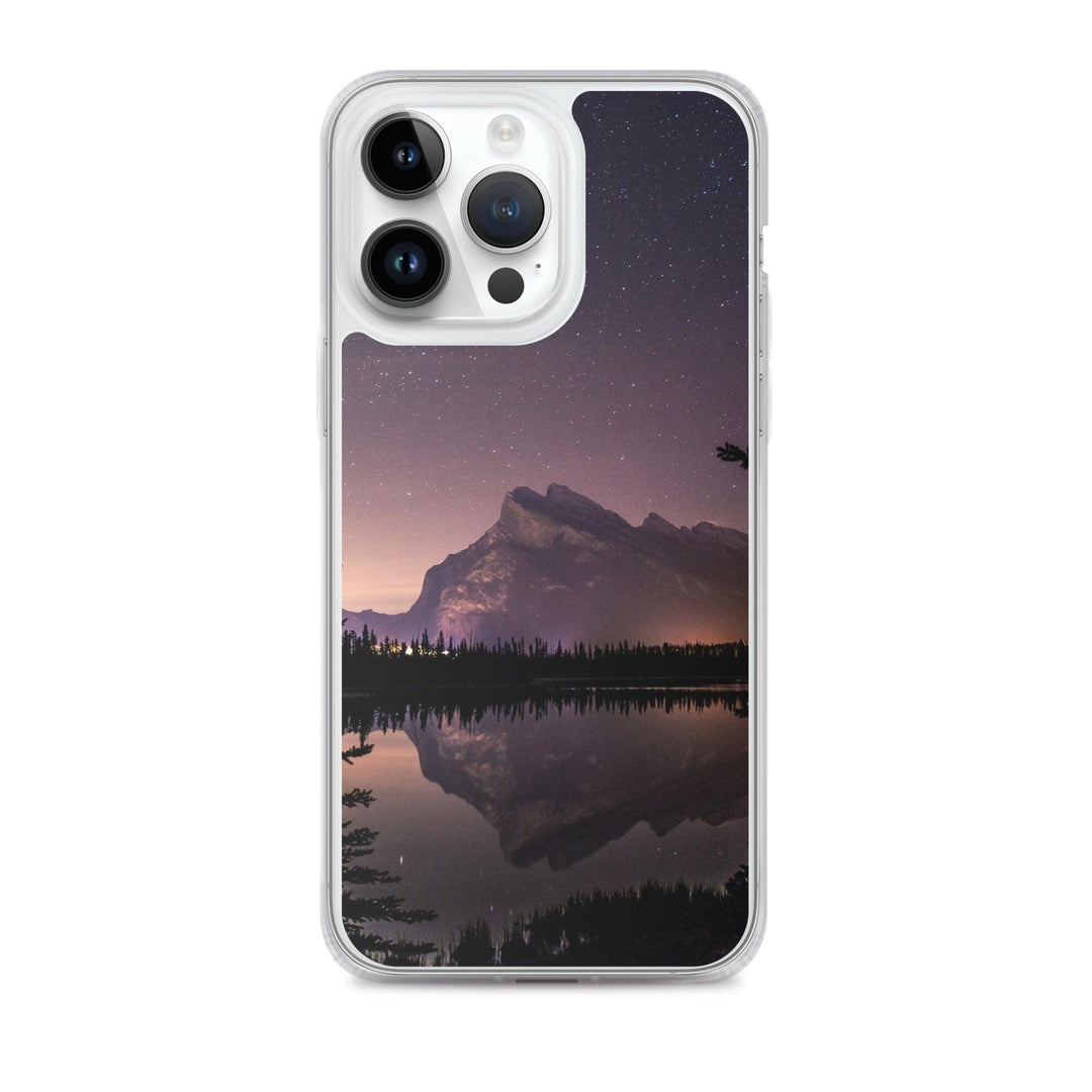 Starry Lake Sky Premium Clear Case for iPhone - Brand My Case