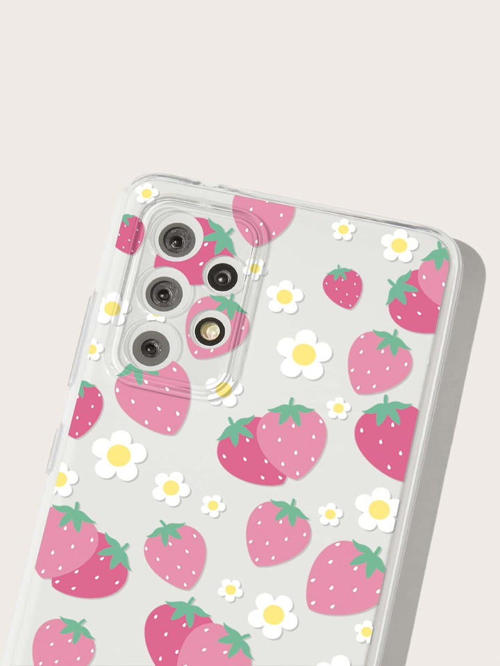 Strawberries Pattern Phone Case - Brand My Case