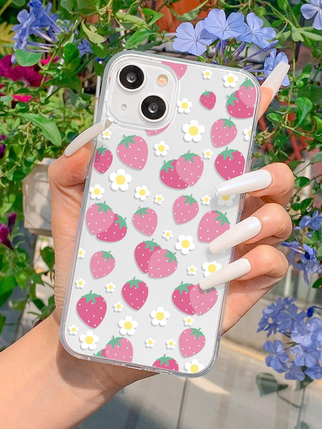 Strawberries Pattern Phone Case - Brand My Case