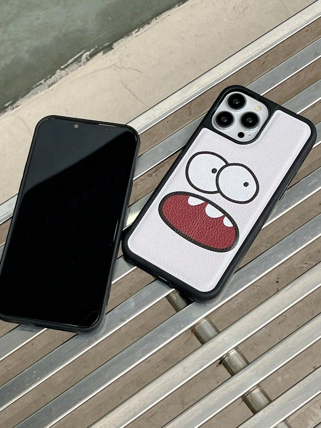 Suprised Cartoon Face Phone Case - Brand My Case