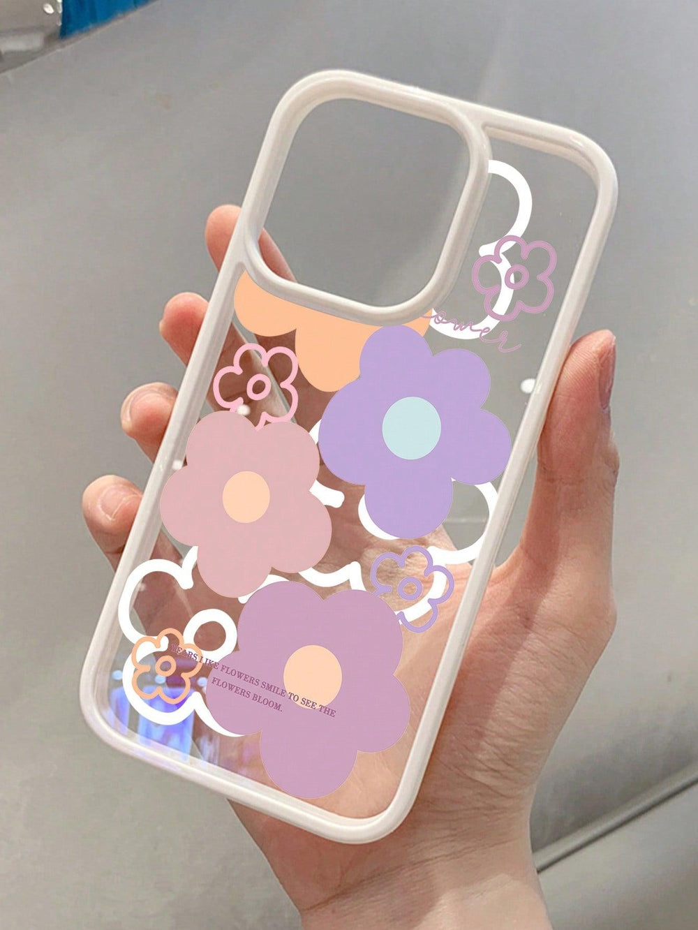 TPU Floral Pattern Phone Case - Brand My Case