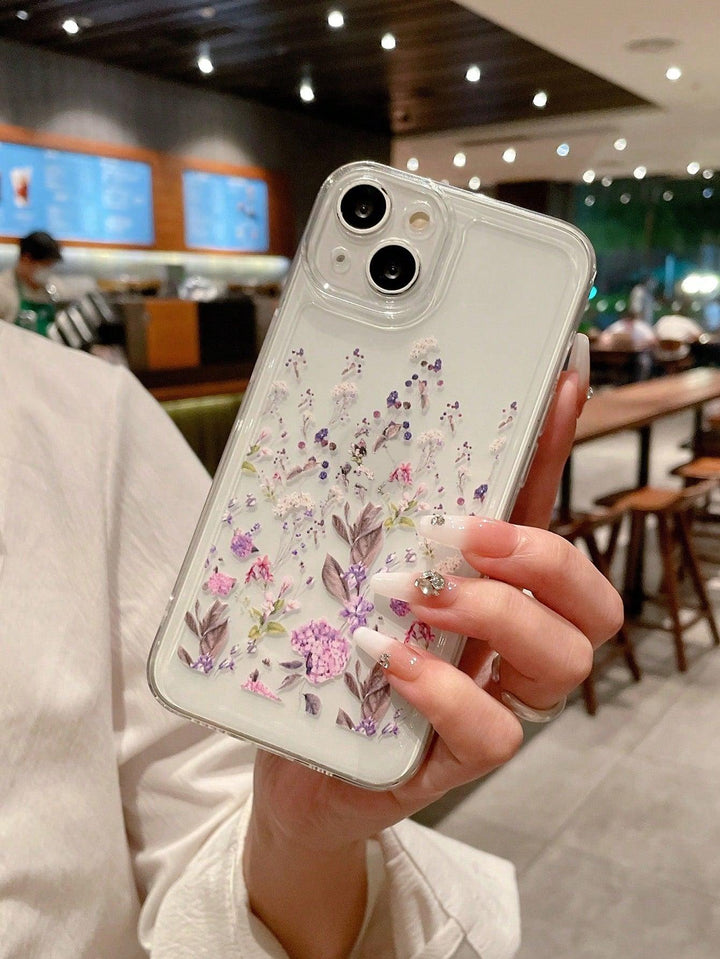 Translucent Floral Phone Case - Brand My Case
