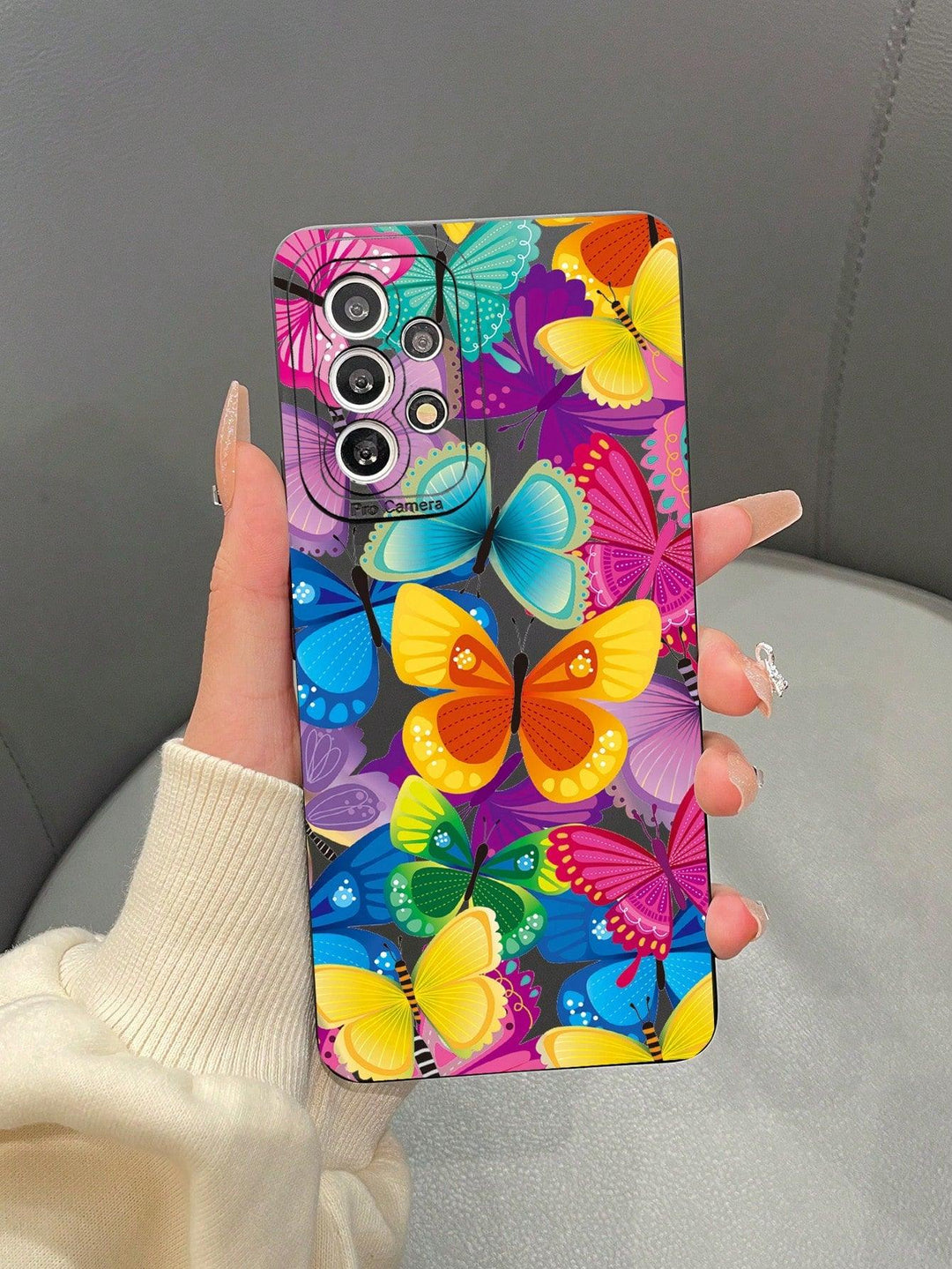 Vibrant Butterfly Pattern Phone Case - Brand My Case