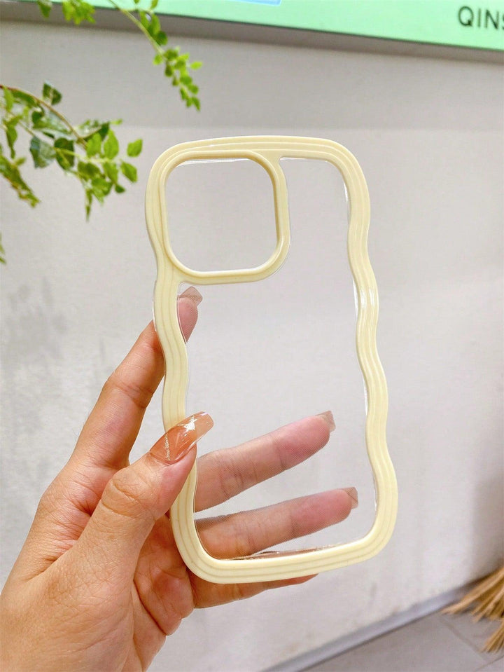 Yellow Premium Structured Clear Phone Cases - Brand My Case